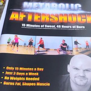 Metabolic Aftershock: 15 Minutes of Sweat 48 Hours of Burn DVD Set Dr. Jade Teta